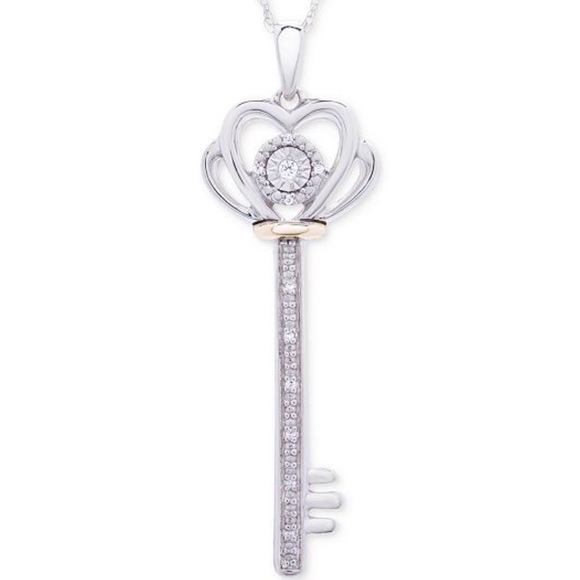Macy's Jewelry - Diamond Gold Key Necklace